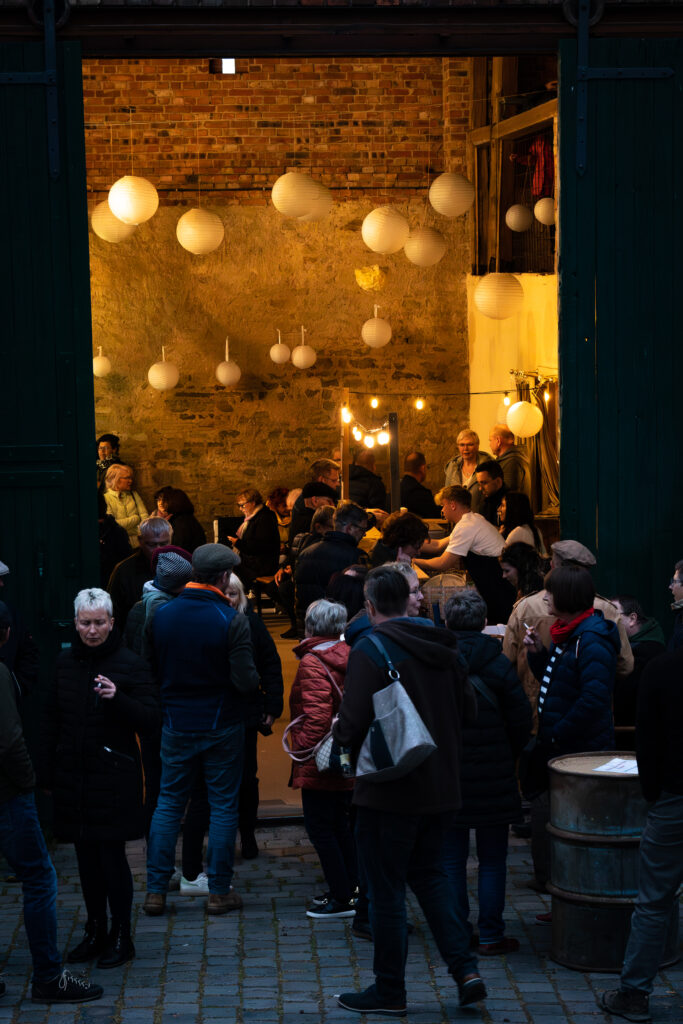 Blick in die Eventscheune